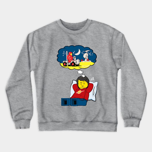 My Dream My Future Spaceman Crewneck Sweatshirt by The Brick Dept